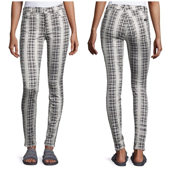 7 For All Mankind Denim - 7 for all Mankind High Waisted Printed